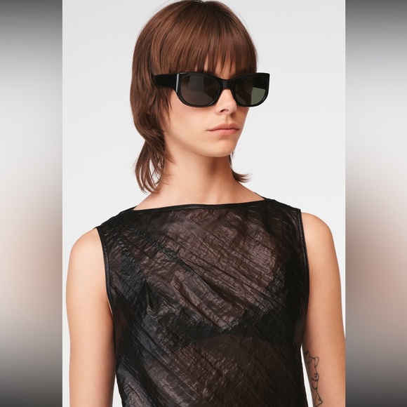 Zara NWT Steven Meisel Semi-Sheer Dress - Picture 2 of 8